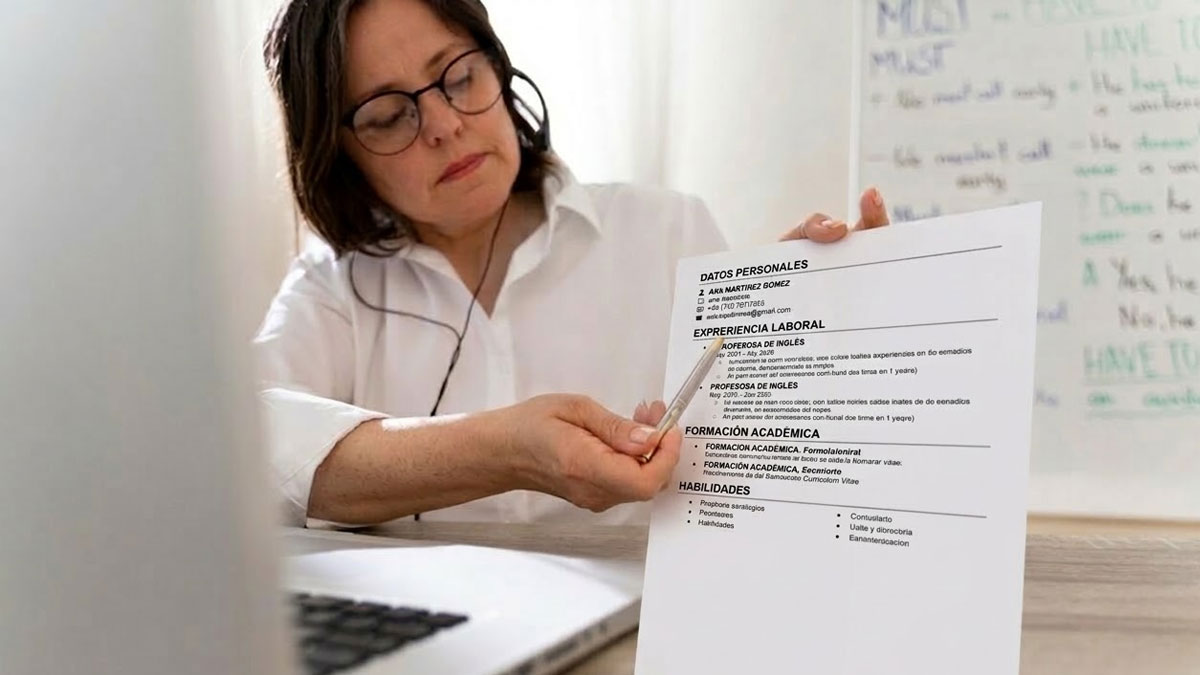 Errores curriculum vitae